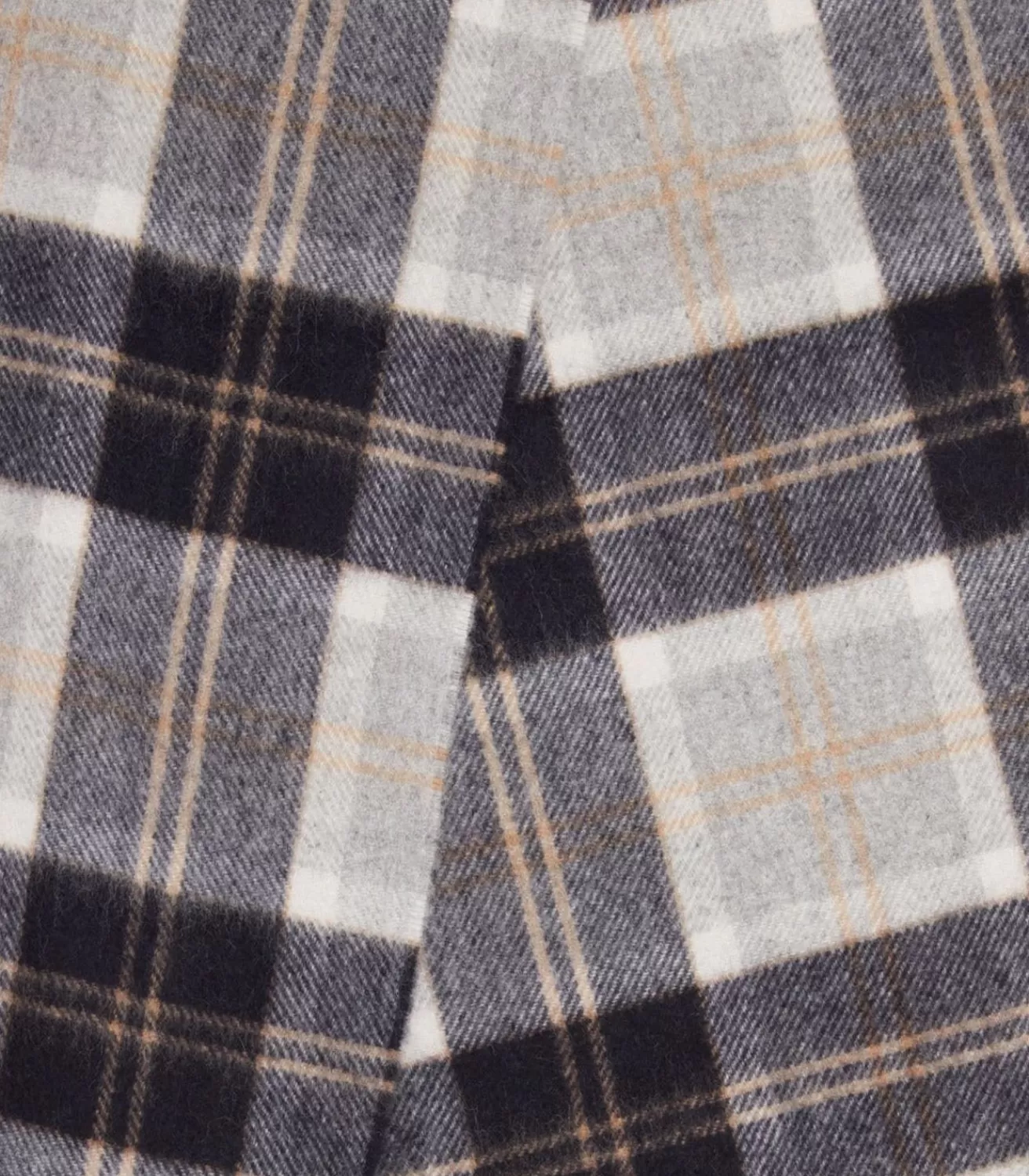 Brush Check Scarf*Purdey Outlet