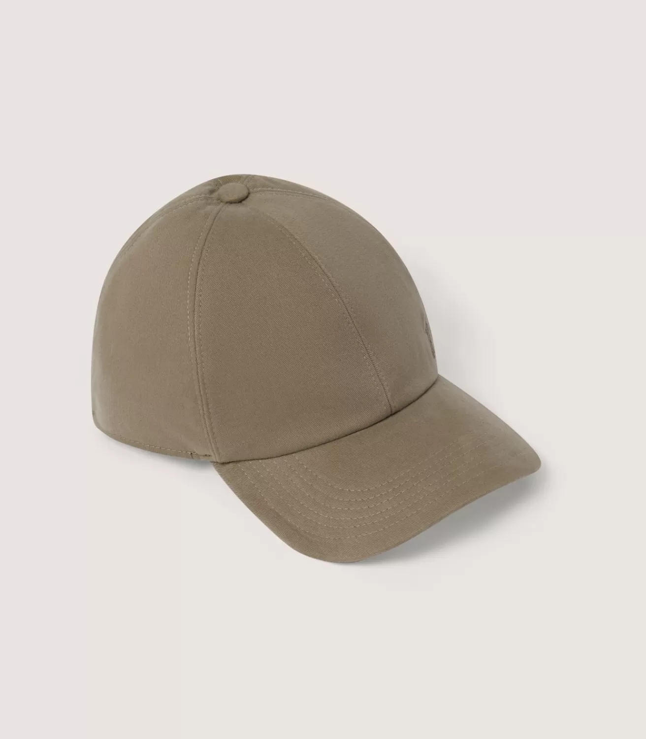 Cotton Baseball Cap In Dark Olive*Purdey Clearance