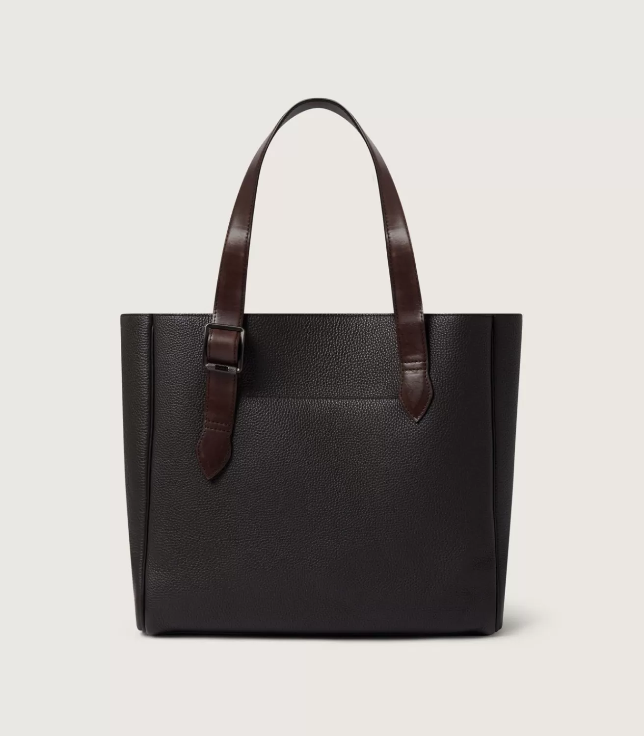 Leather Tote Keeper In Dark Brown*Purdey Cheap