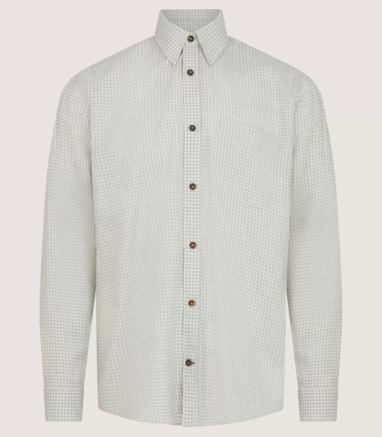 Men'S Cotton Cashmere Button Down Shirt*Purdey Best Sale