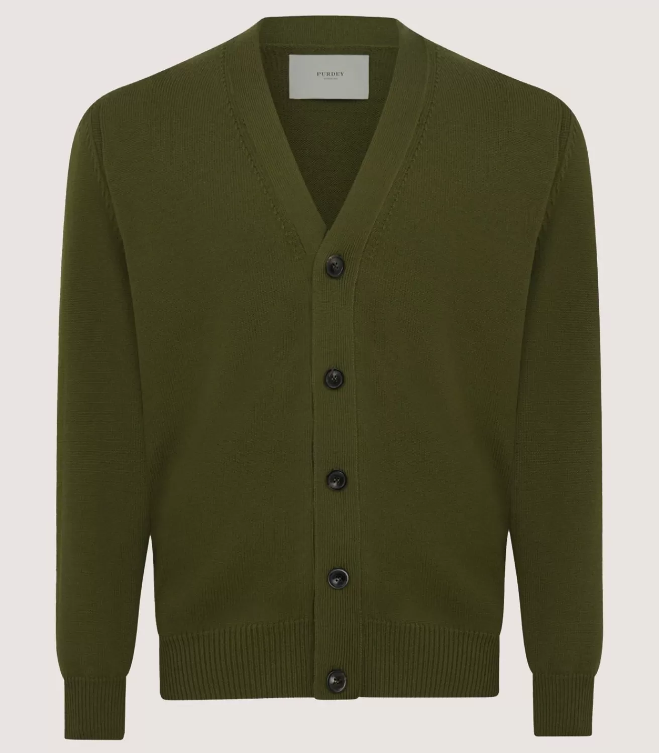 Men'S Loden Audley Cardigan*Purdey Cheap