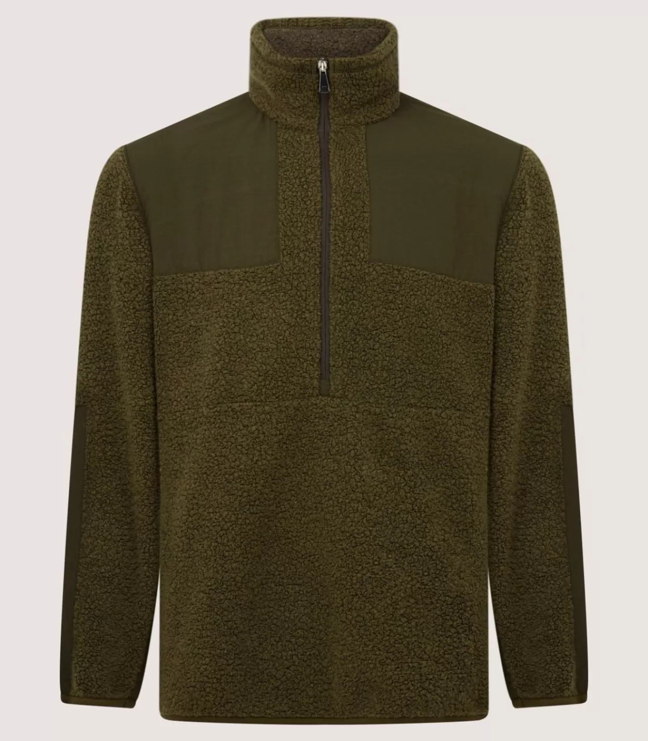 Men'S Merino Lux Half Zip Sporting Fleece*Purdey New