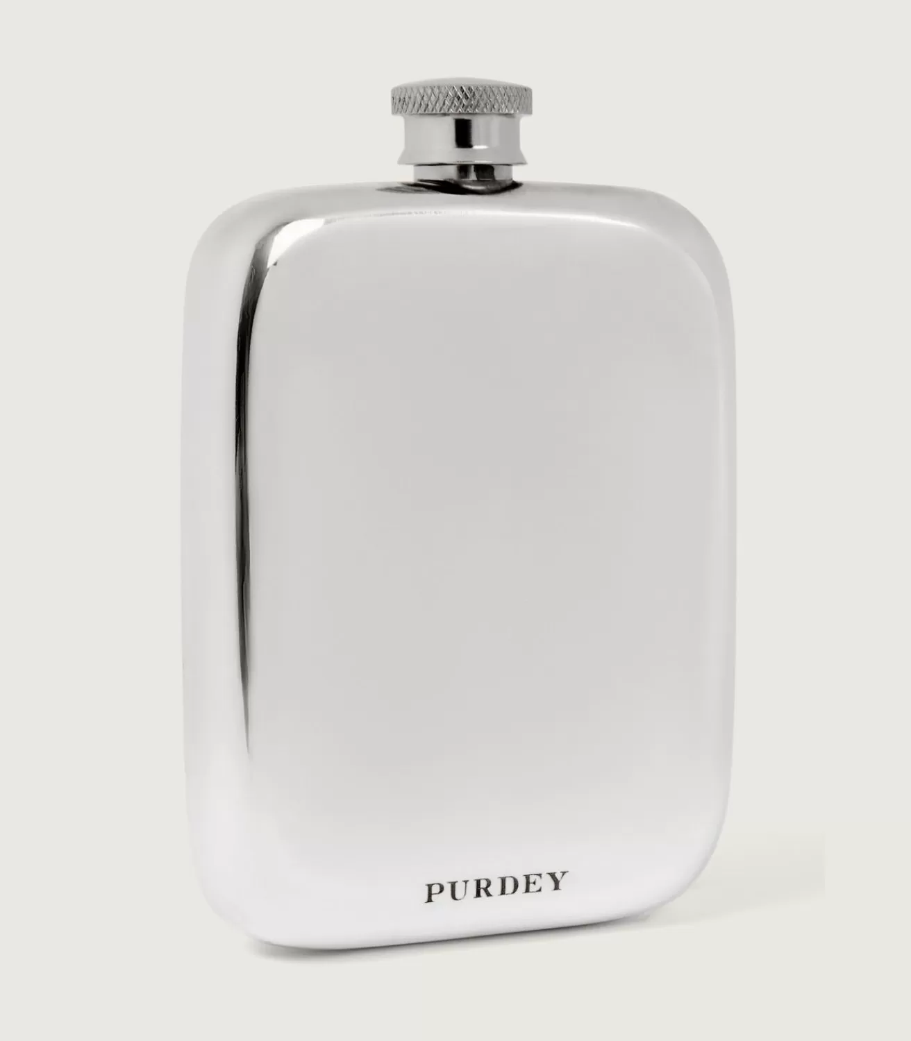 6 Oz Pewter Hip Flask With Sporter Engraving In Steel*Purdey Best