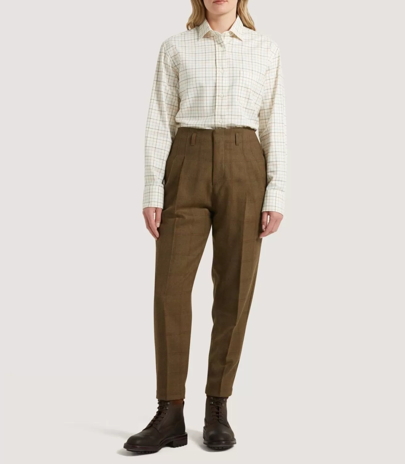 Women'S Brushed Cotton Sporting Shirt*Purdey Fashion