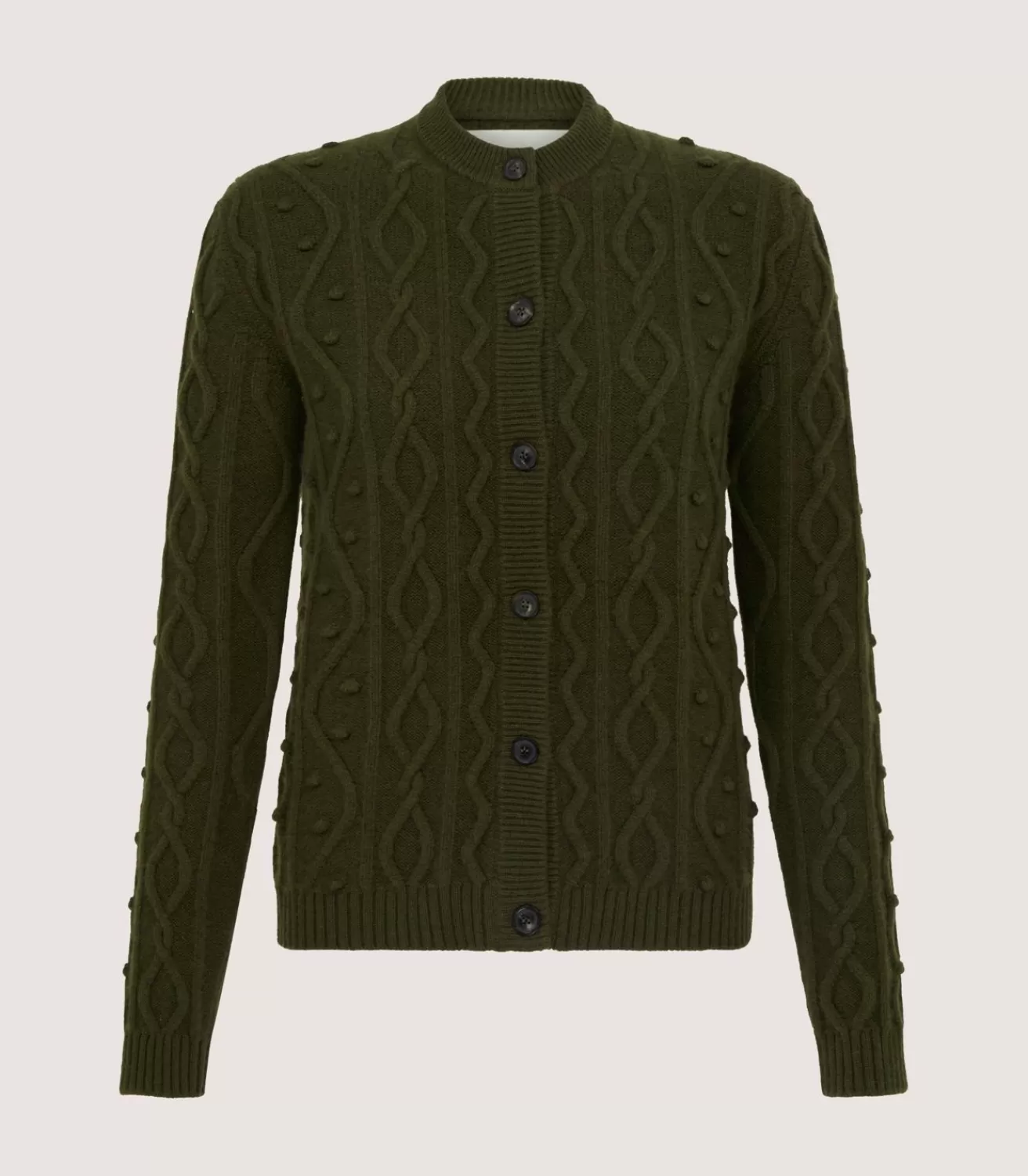 Women'S Cashmere Aran Cardigan*Purdey Flash Sale