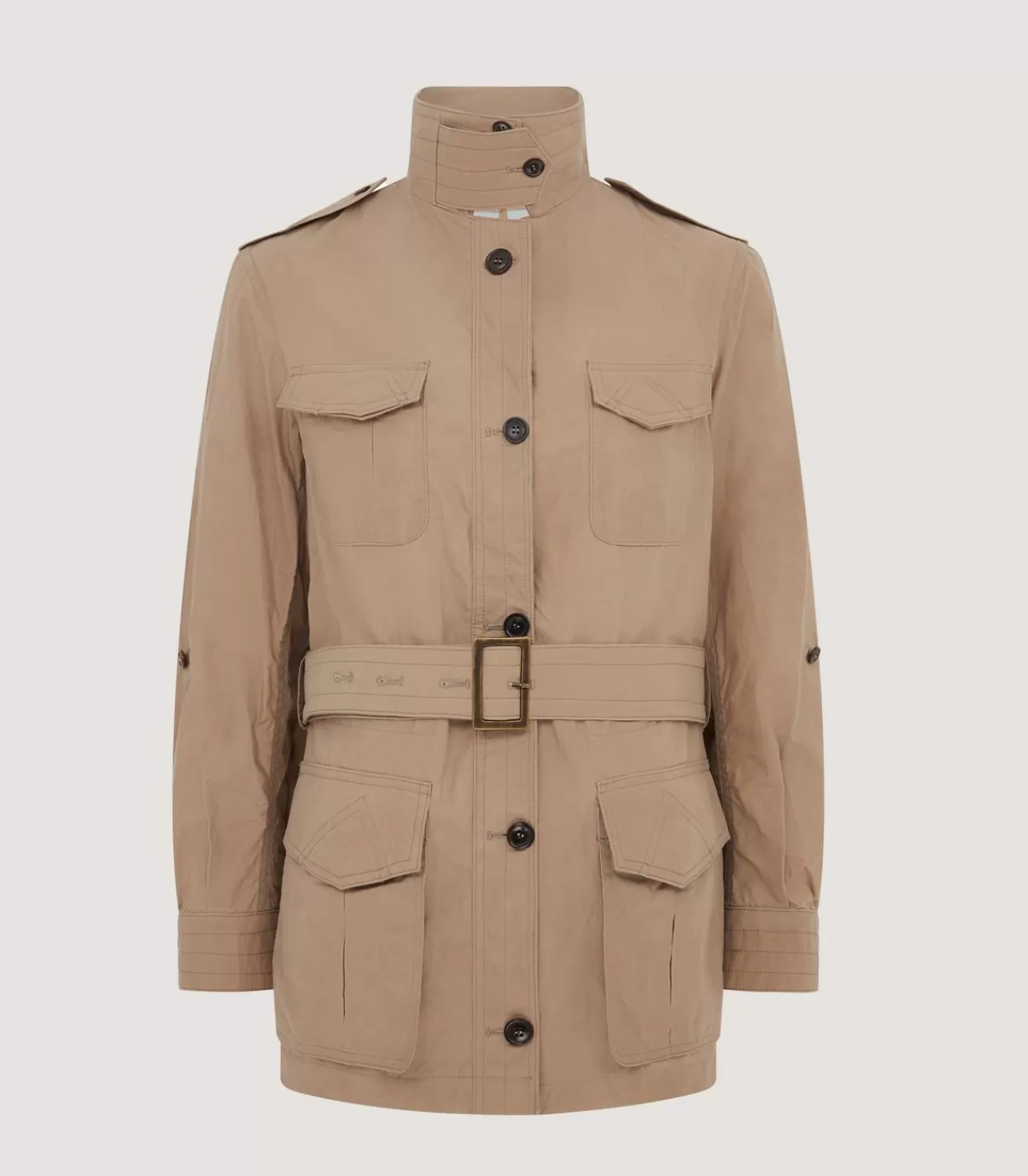 Women'S Summer Dry Wax Safari Jacket In Taupe*Purdey Cheap